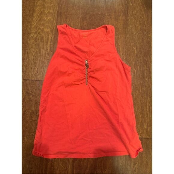 Woman’s Michael Kors tank top with golden zipper size large - Picture 1 of 5